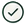 Outlined checkmark inside a circle used for voter eligibility.